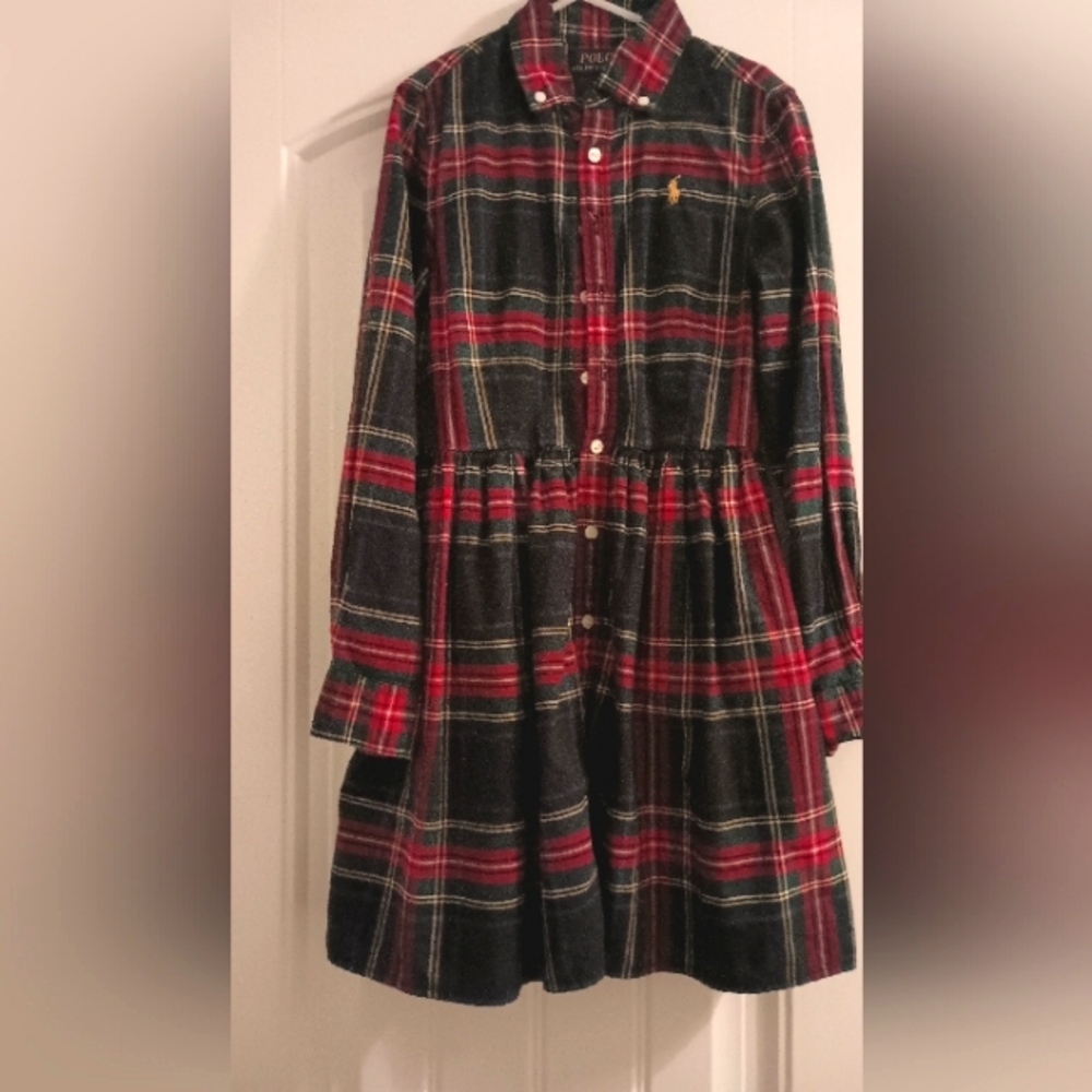 Polo Ralph Lauren Girls Plaid Dress